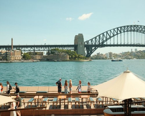 Sydney harbour dining view